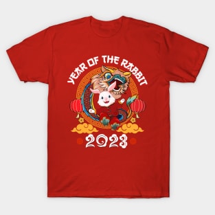 Year Of The Rabbit 2023 Chinese New Year 2023 Lion Dance T-Shirt